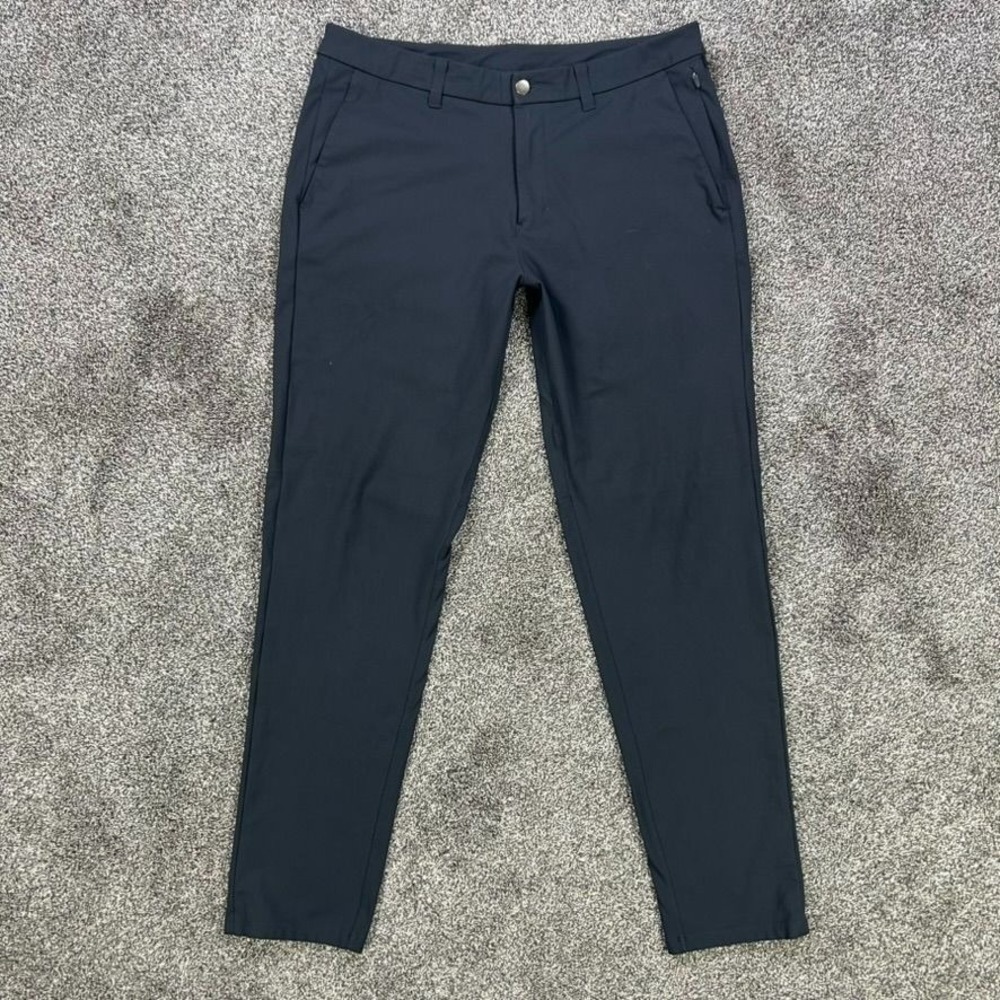 Lululemon Commission Pant Slim‎ Fit Pants Mens 36 Dark Grey Chino Casual LM5974S